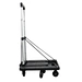 Folding Luggage Cart With 2 Wheels Lightweight Iron Collapsible Folding Hand Truck For Travel, Moving And Office Trolley
