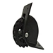 More resistant to dirt large diameter black caster wheels