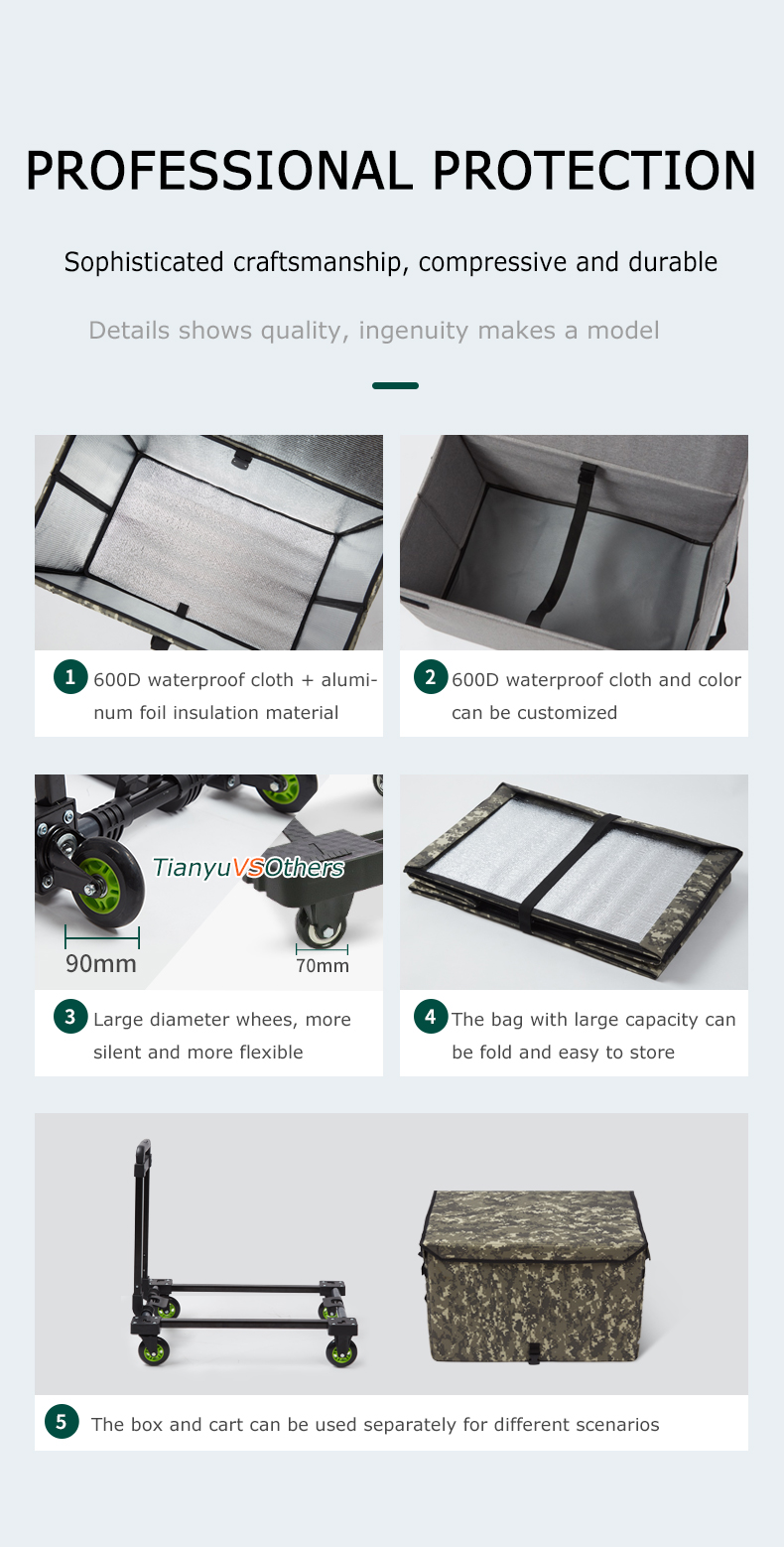 folding shopping cart trolley