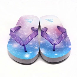 cheap wholesale flip flops for kids fashion slippers Cartoon inkjet slipper for children