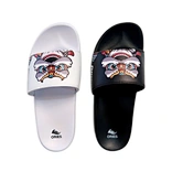 Dancing Lion Design Custom Logo Slide Slipper For Men