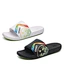 mens slides custom logo slippers sports summer  outdoor  non-slip slides slippers