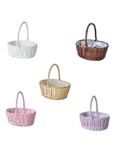 Decorative Wicker Baskets, Colorful Woven Baskets