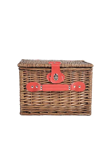 Woven Hamper, Large Wicker Hamper with Lid