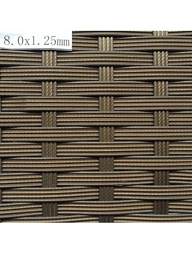  matériau en rotin tissé