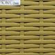 Bastón de plástico brillante amarillo de 8*1,2 mm para muebles de sillas