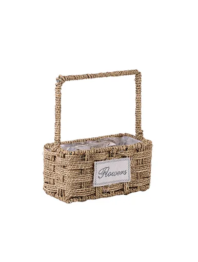 Flower Basket, Small Seagrass Baskets