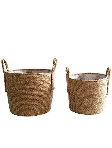  Cesta de paja grande