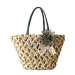 Straw Tote, Woven Beach Bag