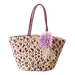 Straw Tote, Woven Beach Bag