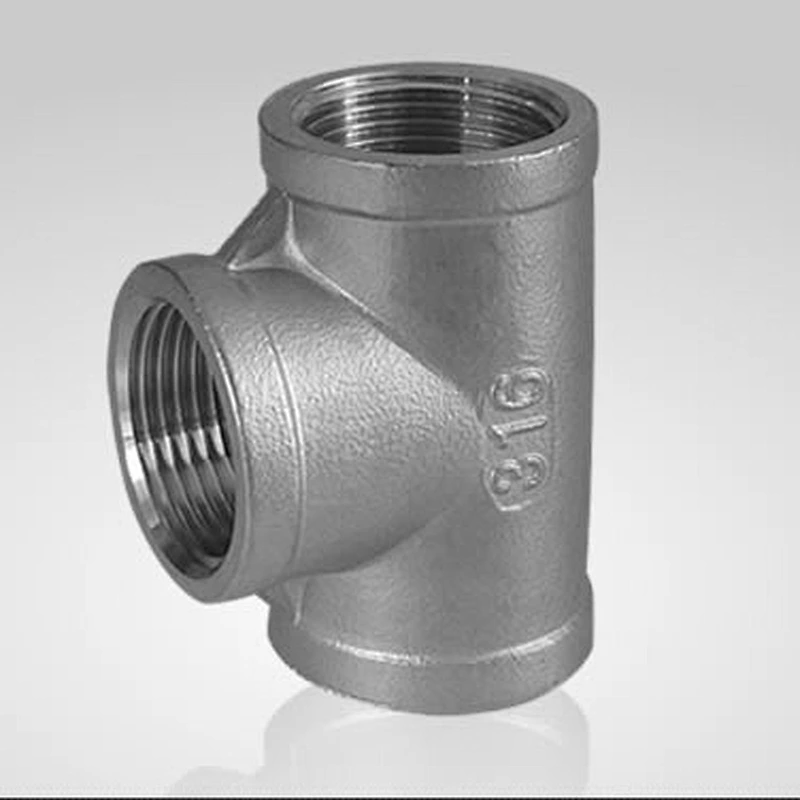 150lbs stainless steel female thread Tee
