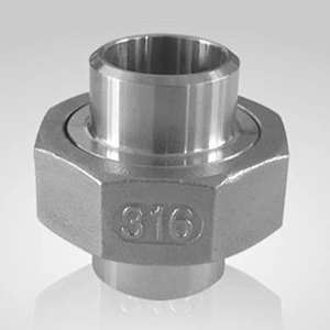 stainless steel cone seat butt weld union