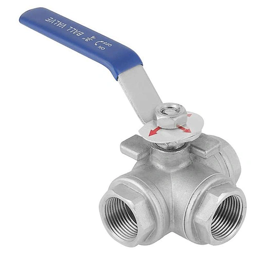stainless steel  T Port/L Port 3 Way reduce port ball valve