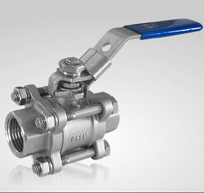 3 piece stainless steel Full Port Ball Valve 1000psi