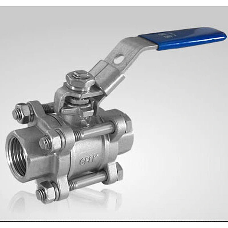 3 piece stainless steel Full Port Ball Valve 1000psi