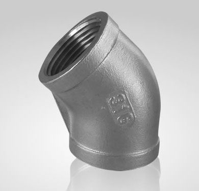 304 stainless steel 45 degree elbow female NPT