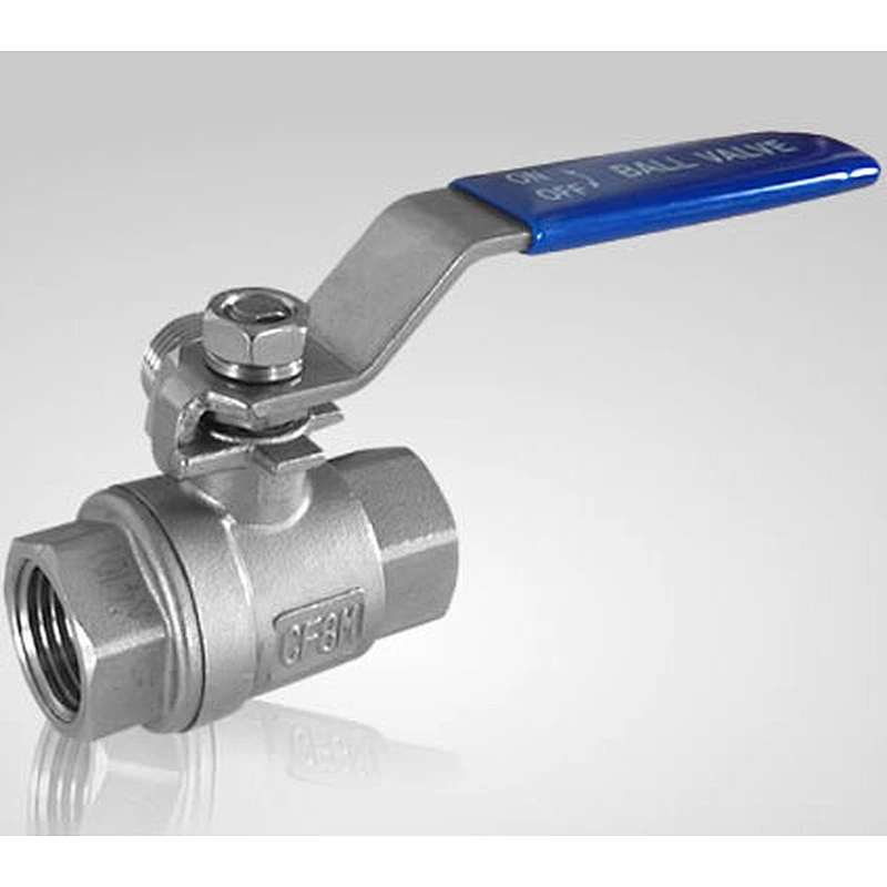 stainless steel 2piece full port ball valve 1000psi