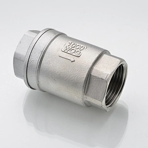 1000psi stainless steel 2pc spring vertical check valve