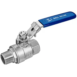 2 piece stainless steel ball valve male female 1000psi