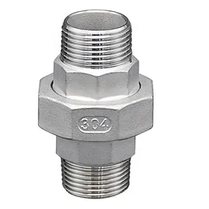 stainless steel conical seal male male thread union