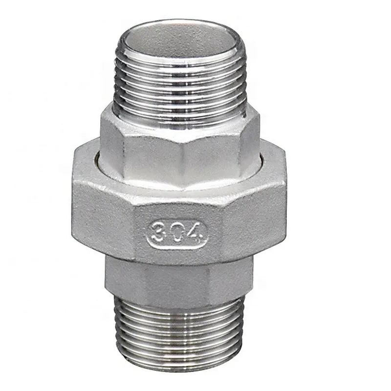 stainless steel conical seal male male thread union