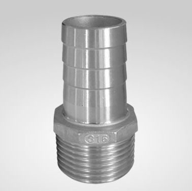 stainless steel pipe fitting straight hexagon hose nipple