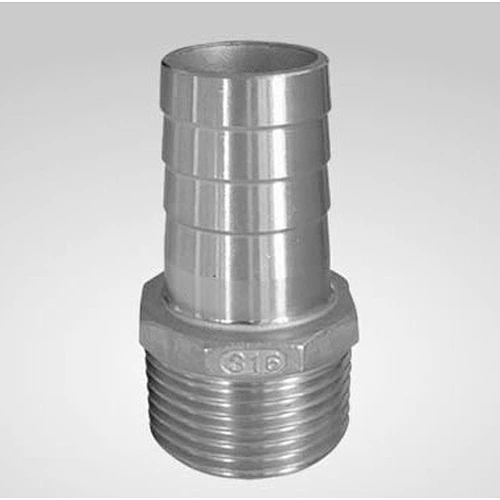 stainless steel pipe fitting straight hexagon hose nipple