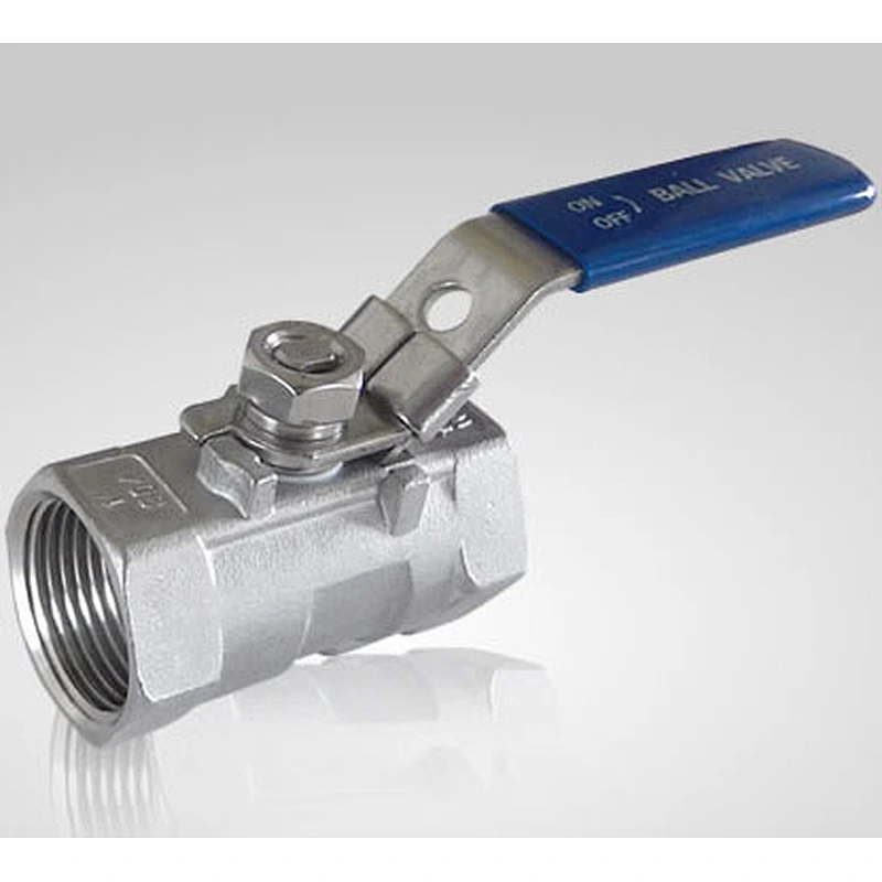 stainless steel 1 piece ball valve reduce bore 1000psi