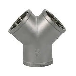 stainless steel y type tee 45 degree y tee