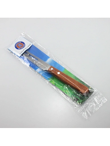 blister card cheese knife with holes