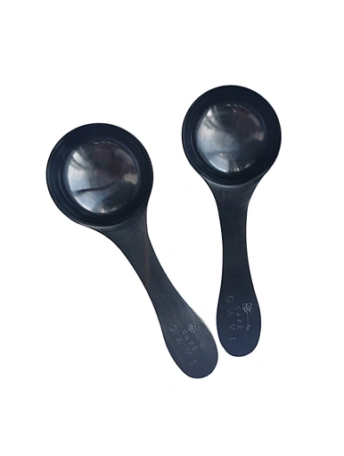 black kitchen measuring spoon