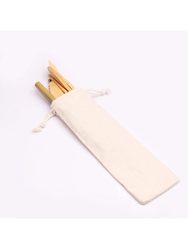 portable bamboo cutlery set