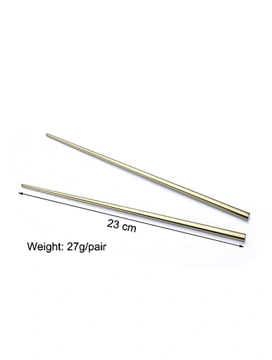 gold chopsticks metal chopsticks