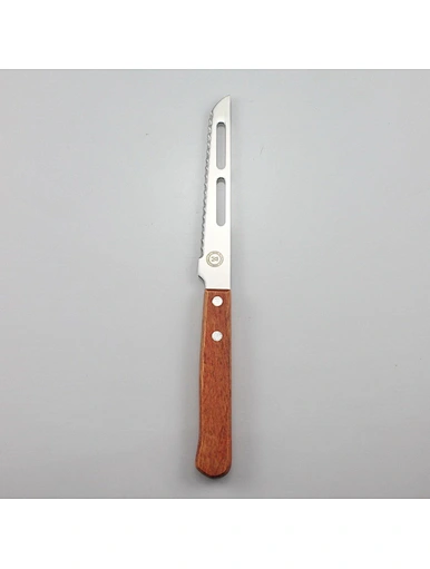 single cheese knife with holes
