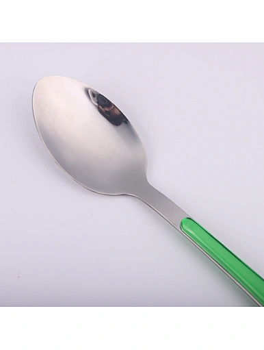 plastic handle flatware spoon