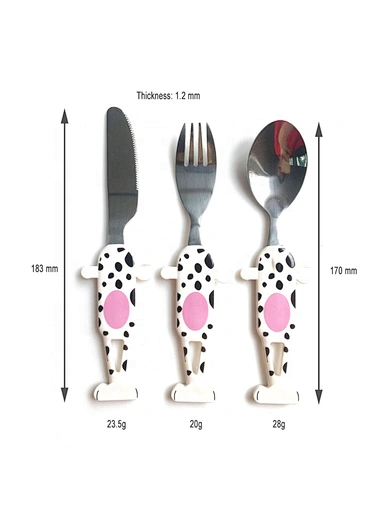 3piece cute cutlery set