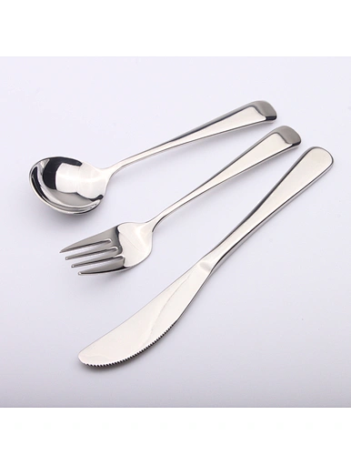 3 piece silver plated cutlery set