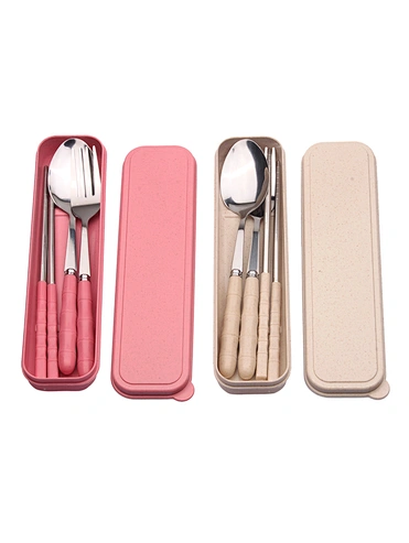 travel cutlery portable cutlery set with case