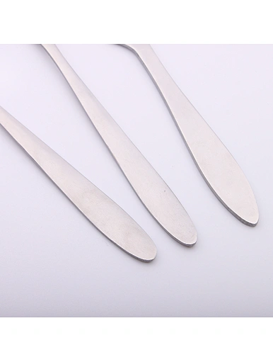 matte silverware, matte cutlery