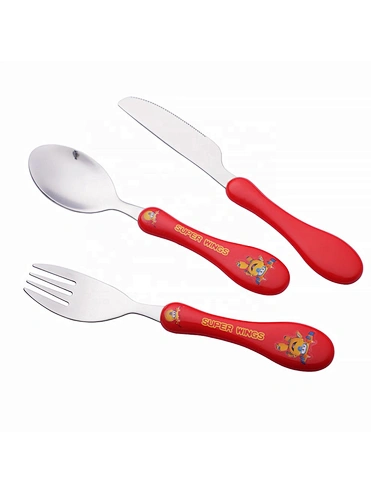 cartoon childrens silverware set