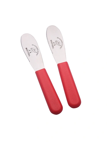 stainless steel serrated butter knife spreader