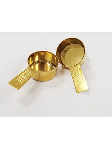 stainless steel measuring cups and spoons with logo