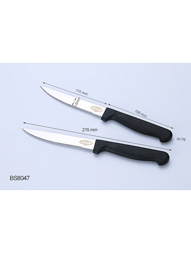 kitchen steak knife, plastic handle steak knife