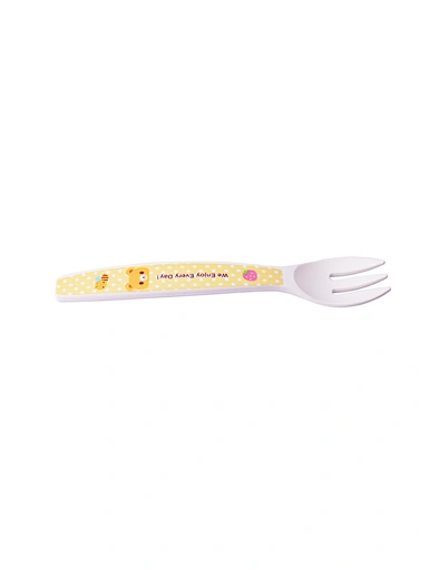 plastic cutlery set with baby fork