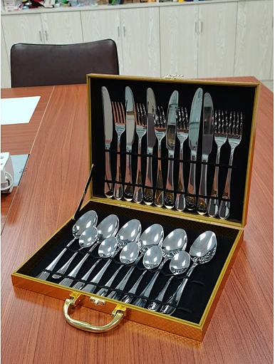 24 pcs cutlery set with box