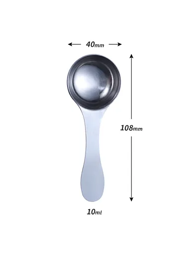 stainless metal measuring spoon