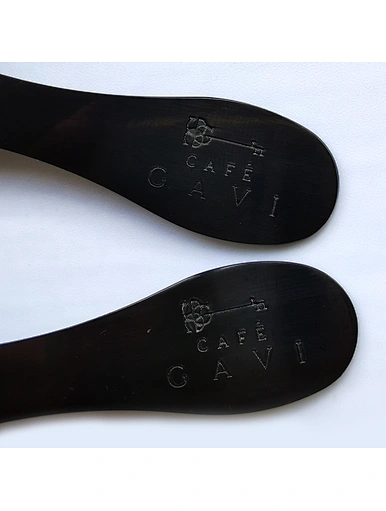 kitchen measuring spoon with logo