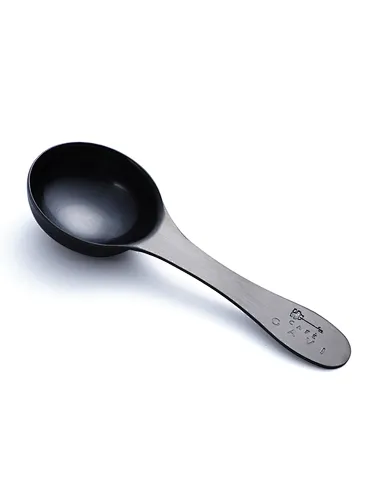 black kitchen measuring spoon for baking