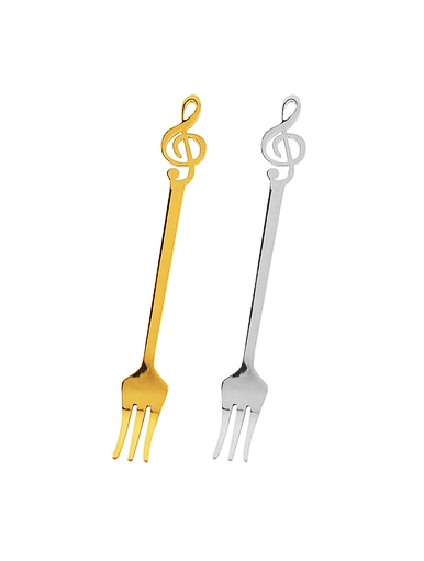 gold dessert forks dinner fork