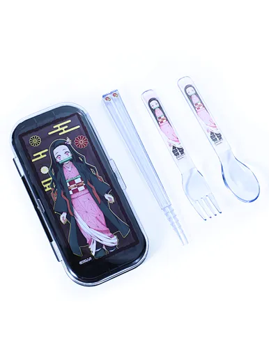 cartoon clear plastic cutlery